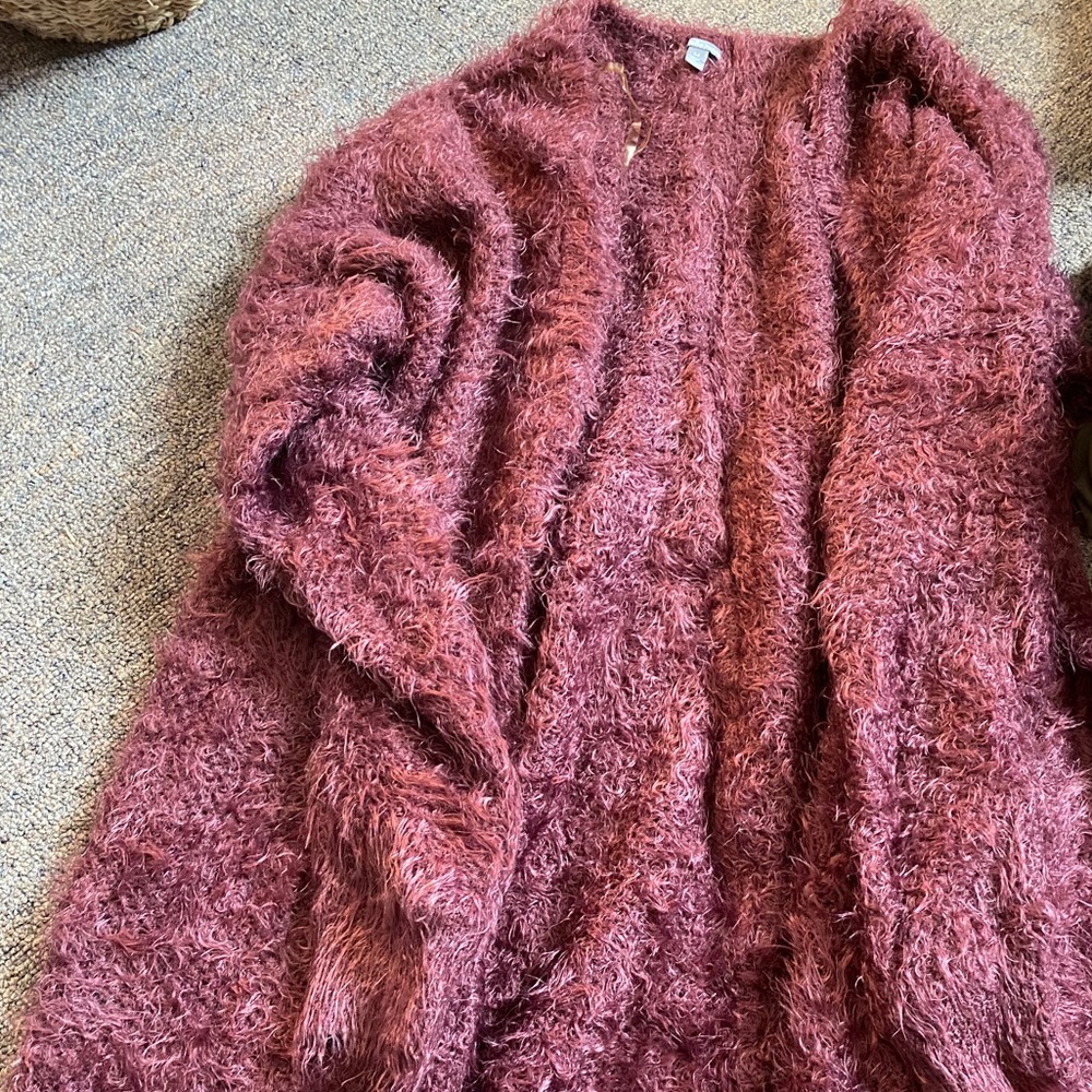 Fuzzy Cardigan